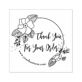 Thank You For Your Order Business ラバースタンプ