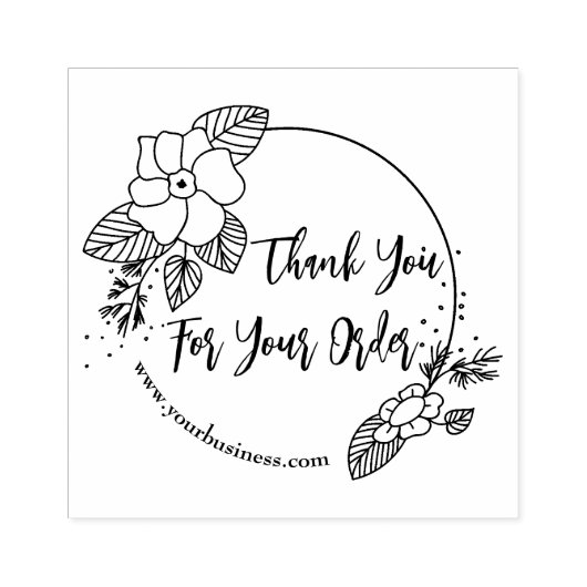 Thank You For Your Order Business ラバースタンプ (インプリント)