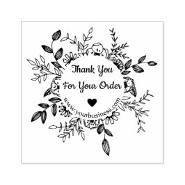 Thank You For Your Order Business ラバースタンプ