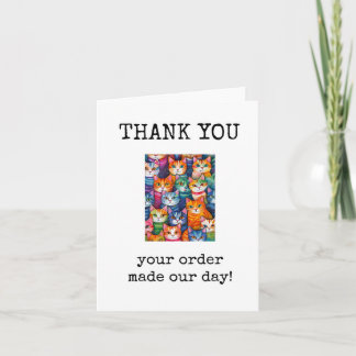 Thank You For Your Order Card カード