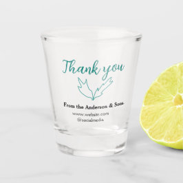 Thank you for your order leaf website company name ショットグラス