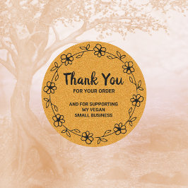 Thank You For Your Order, Vegan Business ラウンドシール