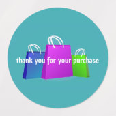 Thank You for your Purchase Labels ラベル (デザイン1)
