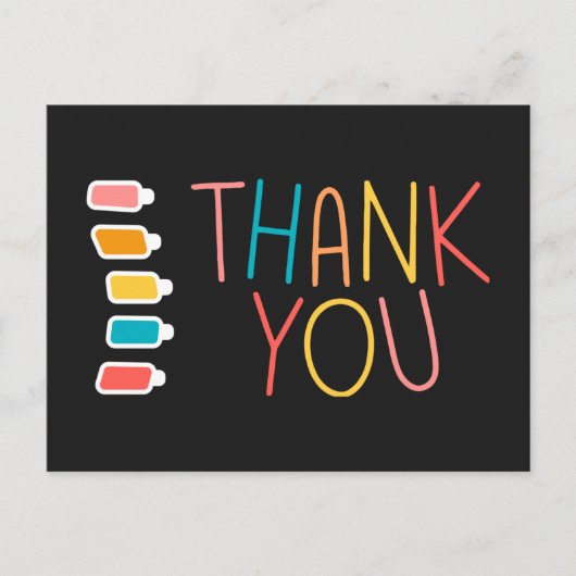 Thank You For Your Referral 3 Chiropractic ポストカード (正面)