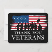Thank You for Your Service: Veterans Day 2025  サンキューカード (裏面)