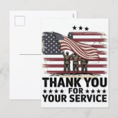 Thank You for Your Service: Veterans Day 2025  シーズンポストカード (正面/裏面)
