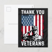 Thank You for Your Service: Veterans Day 2025  シーズンポストカード (正面/裏面)