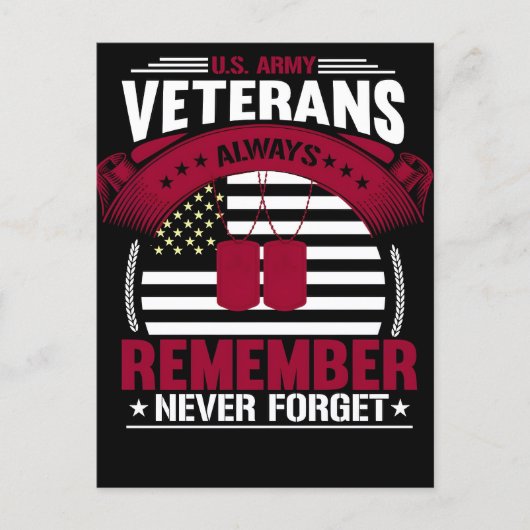 Thank You for Your Service: Veterans Day 2025 シーズンポストカード (正面)