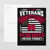 Thank You for Your Service: Veterans Day 2025 シーズンポストカード (正面/裏面)