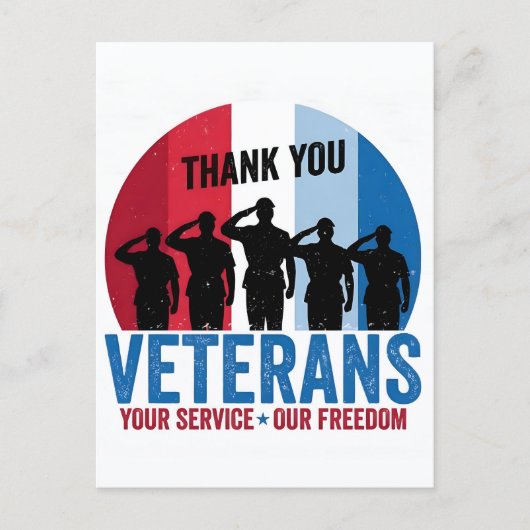 Thank You for Your Service: Veterans Day 2025  シーズンポストカード (正面)