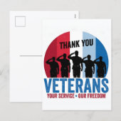 Thank You for Your Service: Veterans Day 2025  シーズンポストカード (正面/裏面)
