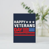 Thank You for Your Service: Veterans Day 2025  シーズンポストカード (スタンド正面)
