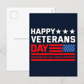 Thank You for Your Service: Veterans Day 2025  シーズンポストカード (正面/裏面)