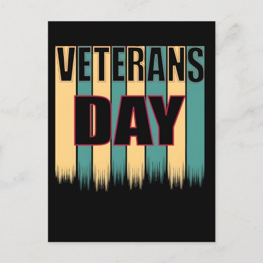 Thank You for Your Service: Veterans Day 2025  シーズンポストカード (正面)