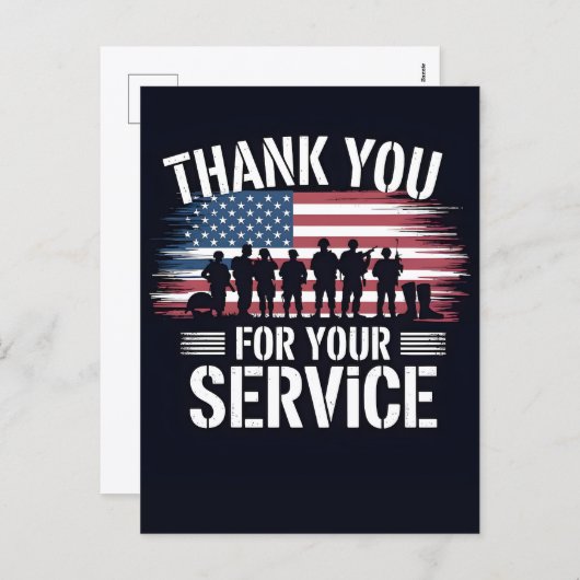 Thank You for Your Service: Veterans Day 2025  シーズンポストカード (正面/裏面)