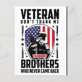 Thank You for Your Service: Veterans Day 2025  シーズンポストカード