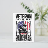 Thank You for Your Service: Veterans Day 2025 シーズンポストカード (スタンド正面)
