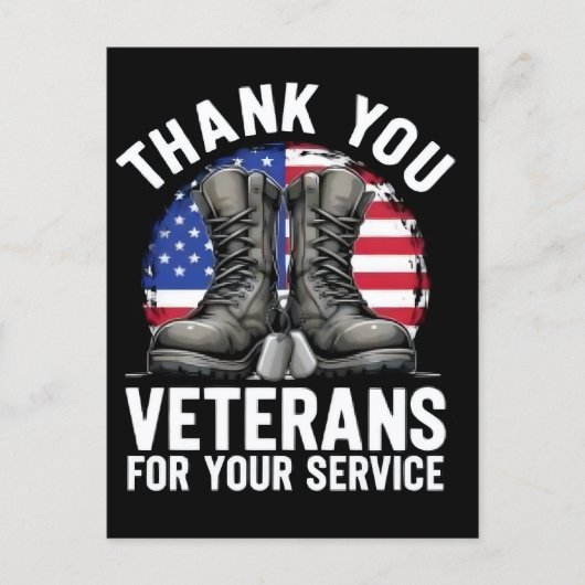 Thank You for Your Service: Veterans Day 2025  シーズンポストカード (正面)