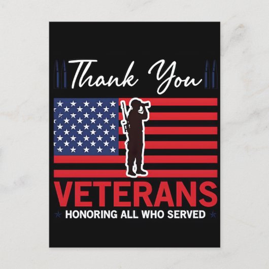 Thank You for Your Service: Veterans Day 2025  シーズンポストカード (正面)