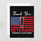 Thank You for Your Service: Veterans Day 2025  シーズンポストカード (正面/裏面)