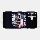 Thank You for Your Service: Veterans Day 2025 iPhone 16ケース (裏面横)