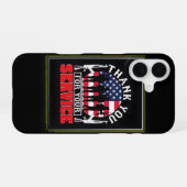 Thank You for Your Service: Veterans Day 2025 iPhone 16ケース (裏面横)