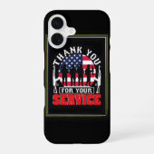 Thank You for Your Service: Veterans Day 2025 iPhone 16ケース (裏面)