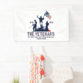 Thank You For Your Service Veterans, Veterans Day 横断幕 (インサイチュ)