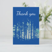 Thank You Forest Trees Wilderness サンキューカード (スタンド正面)
