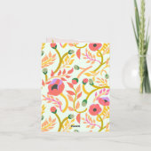 Thank You Friendship Thanks Givingカード シーズンカード (裏面)