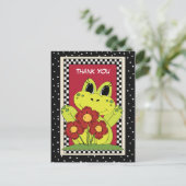 Thank You Frog Animalポストカード ポストカード (スタンド正面)