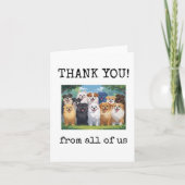 Thank You, From All of Us, Customer, Coworker カード (正面)