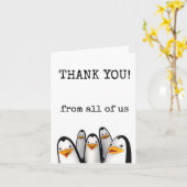 Thank You, From All of Us, Customers, Funny カード (黄色い花)