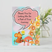 Thank You From Your Therapist – Nature Design サンキューカード (スタンド正面)