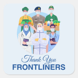 Thank You Frontliners スクエアシール