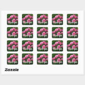 Thank You Gene Boernerバラ#2スタンプ スクエアシール (シート)