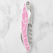 Thank You GiftウェイターCorkscrew Multilingual ソムリエナイフ (裏面)