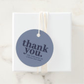 Thank you Giftラベル | 青ミニマルと海軍 フェイバータグ (インサイチュ)