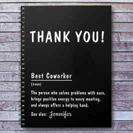Thank You Gift 最高の Co-Workerノートパーソナライズされた ノートブック