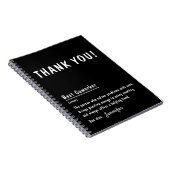 Thank You Gift 最高の Co-Workerノートパーソナライズされた ノートブック (右側)