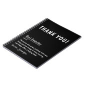 Thank You Gift 最高の Co-Workerノートパーソナライズされた ノートブック (左側)