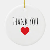 Thank You Gift Ornament セラミックオーナメント (裏面)
