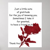 Thank You Gift - Poster Verse ポスター (正面)