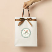 Thank you Golf Baby Shower A Little Putter Preppy ラウンドシール