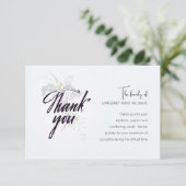 Thank You Gray Tone Companity Card サンキューカード (スタンド正面)