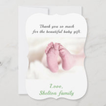 Thank you Green Baby Shower写真