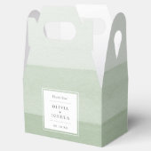 Thank You Green Wedding フェイバーボックス (オープン)