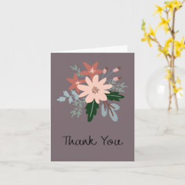 Thank you greeting card カード