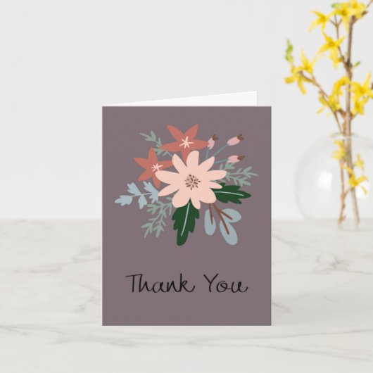 Thank you greeting card カード (黄色い花)
