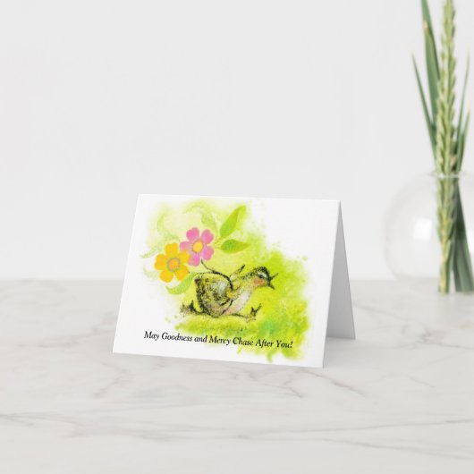 Thank You/Greeting Card, 4"x5.6"サンキューカード サンキューカード (正面)